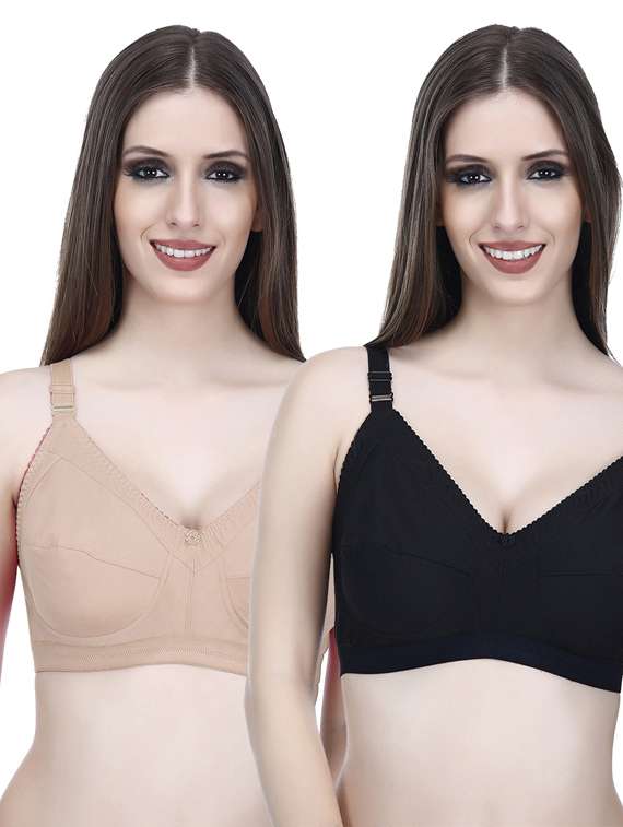 pack of 2 - cotton regular bra - 18909427 - Zoom Image - 0