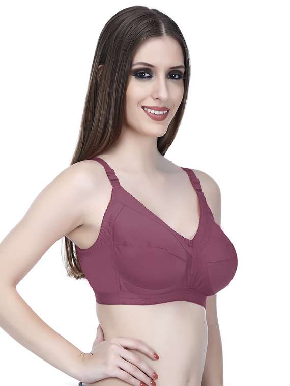 pack of  2 - cotton regular bra - 18909431 -  Standard Image - 5