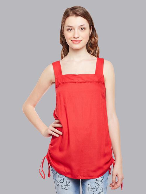 women's a line square neck top - 18912756 - Standard Image - 0