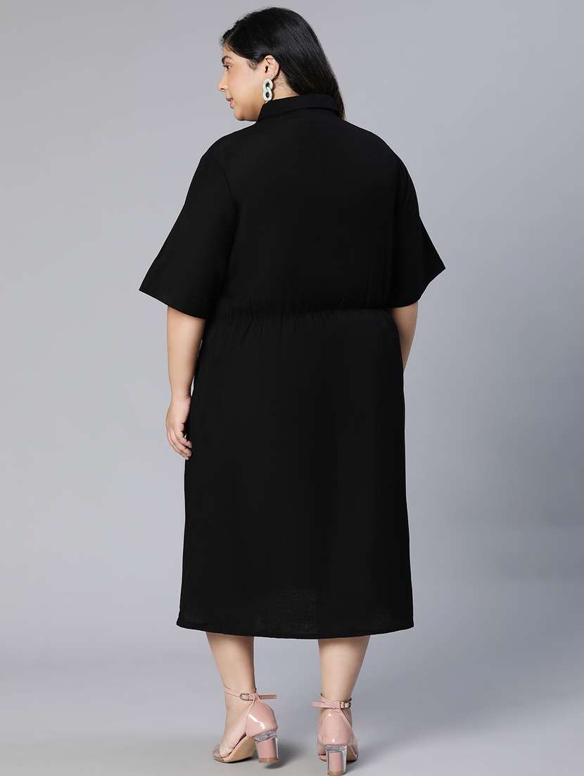 women's shirt solid dress - 18913114 - Standard Image - 3