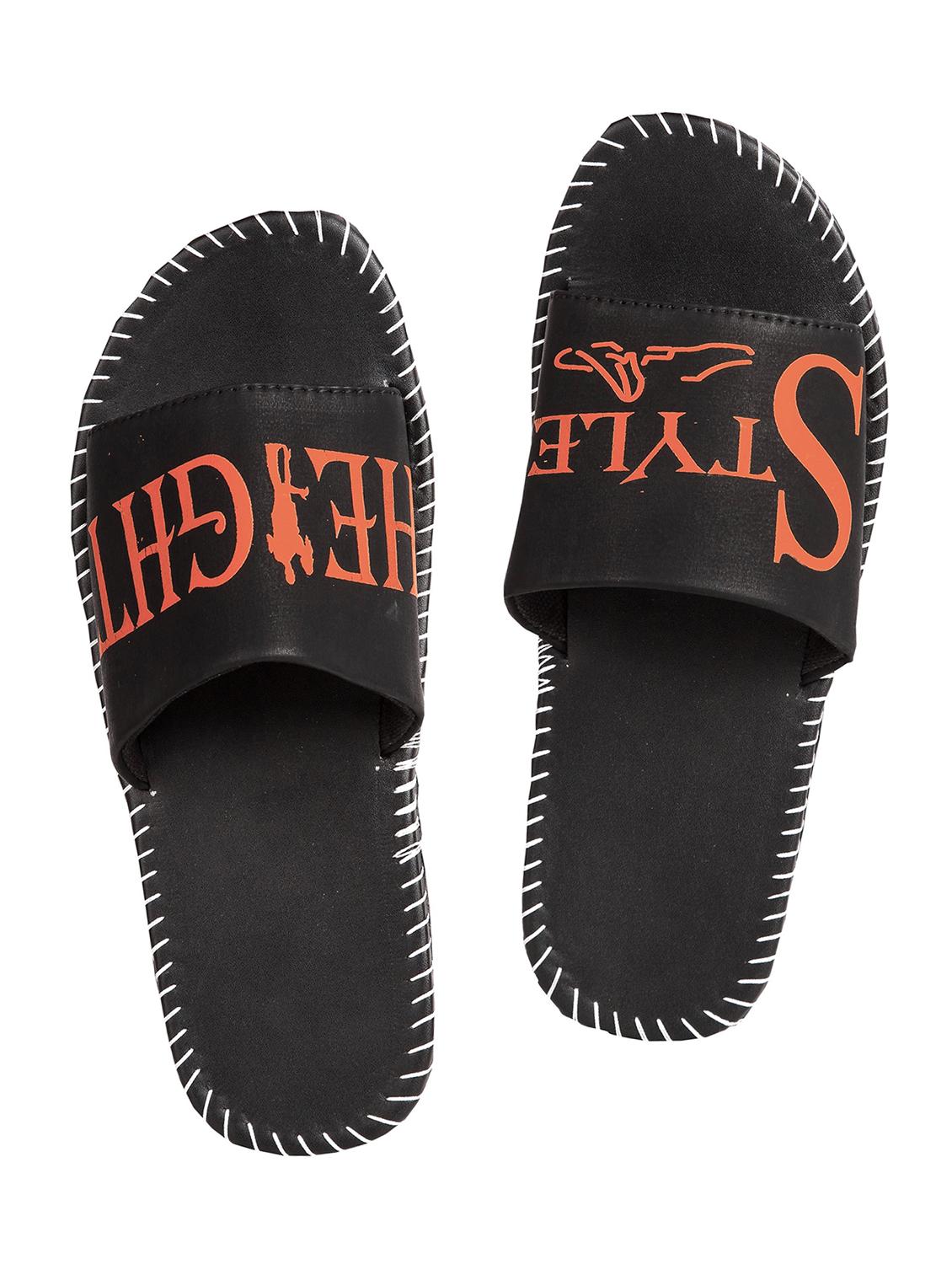 black slip on flip flop - 18928880 -  Zoom Image - 0