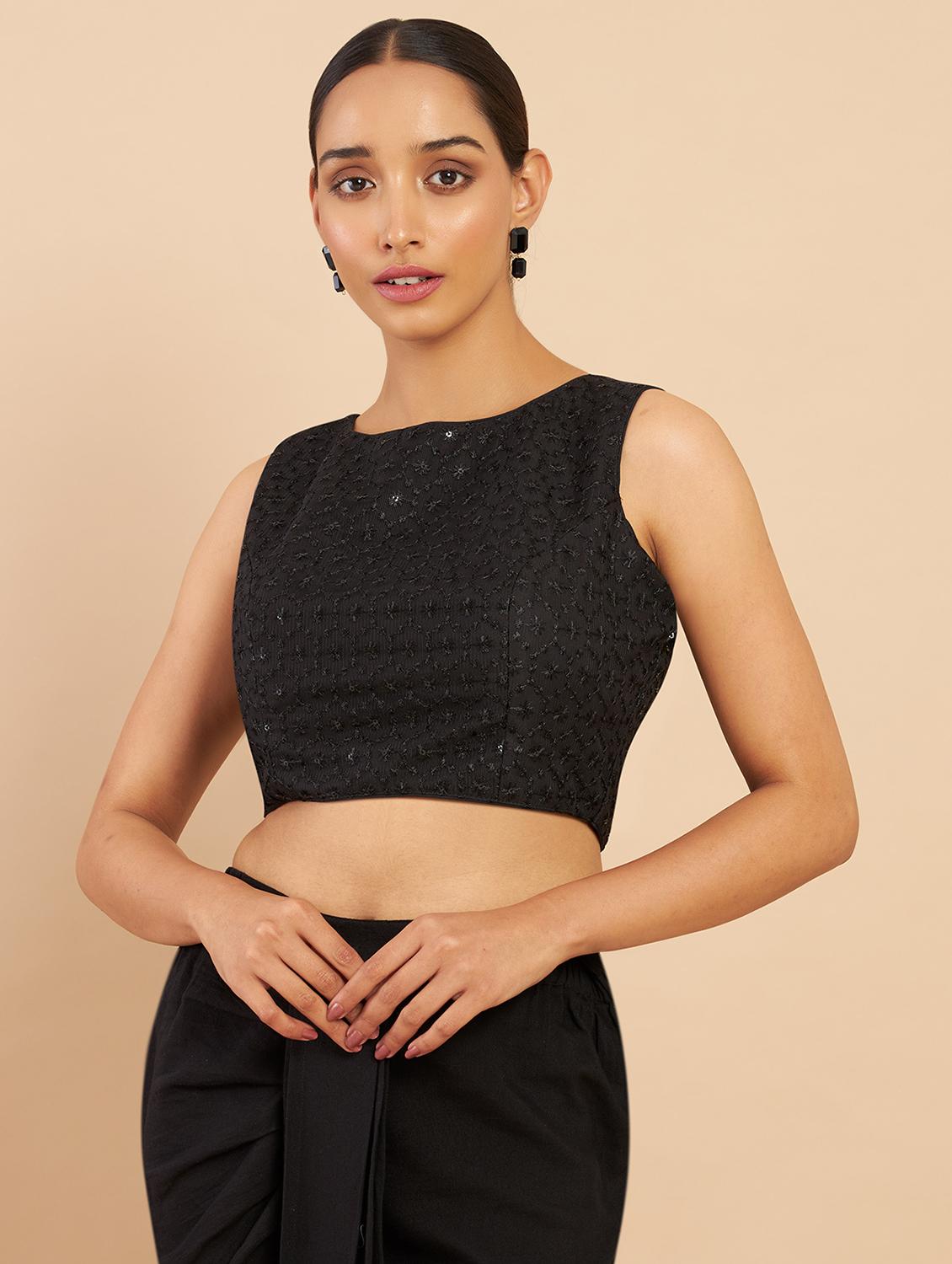 embellished black blouse  - 18929348 -  Zoom Image - 0