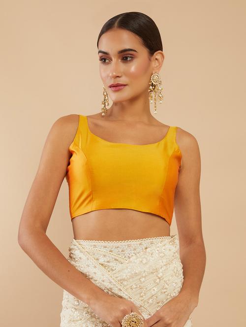 solid yellow blouse - 18929367 - Standard Image - 0