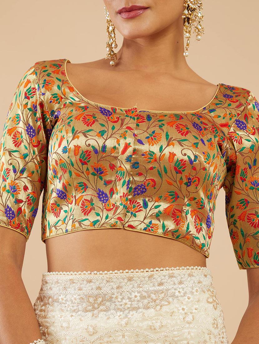 solid gold blouse - 18929431 - Standard Image - 3