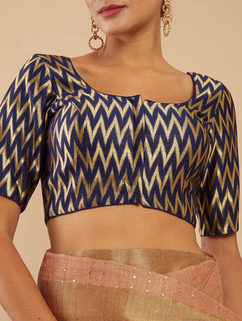 zari work regular blouse - 18929531 - Standard Image - 3