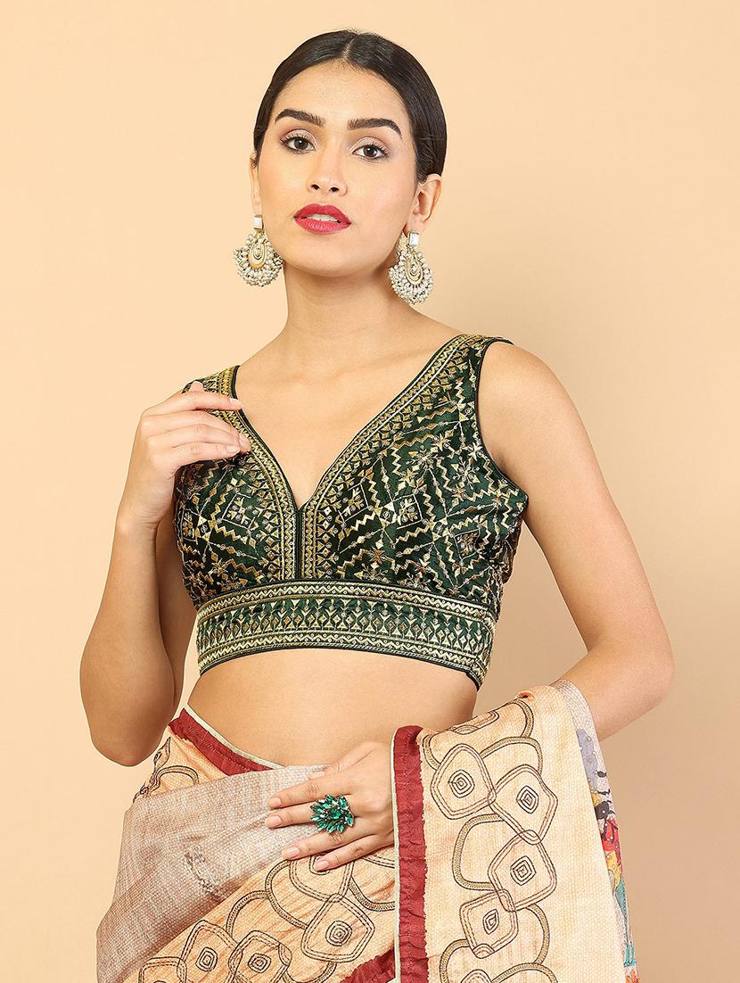 black embroidered blouse - 18929612 -  Zoom Image - 0