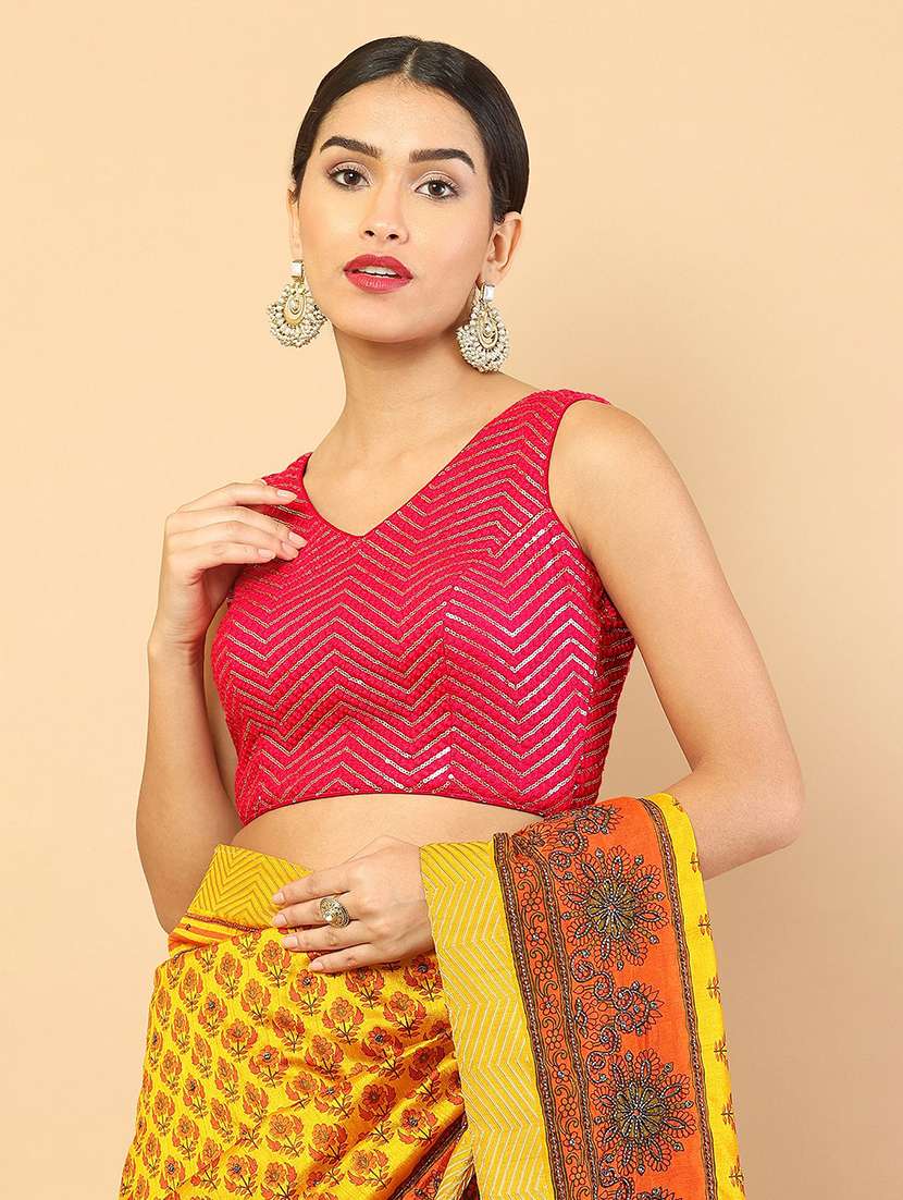 red sequin blouse - 18929658 -  Zoom Image - 0