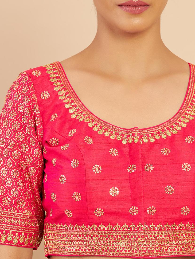 pink embroidered blouse - 18929679 - Standard Image - 3