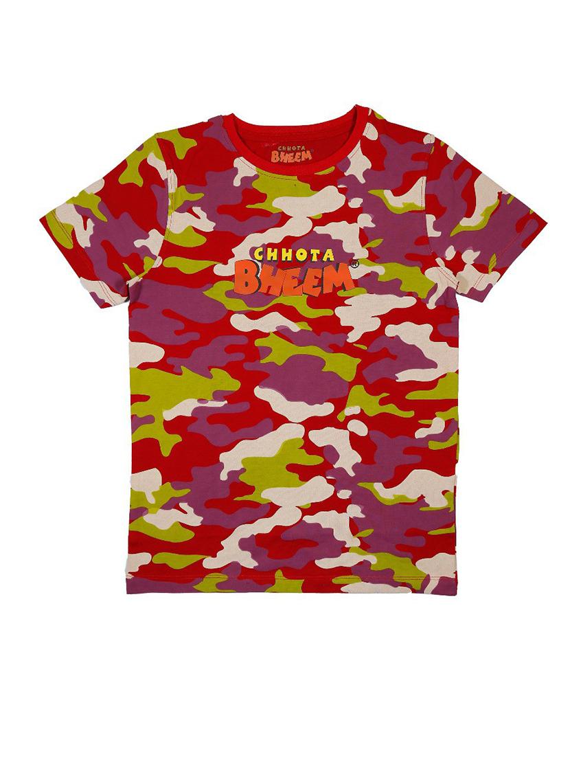 red cotton t-shirt - 18929885 - Zoom Image - 0