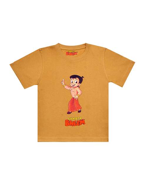 round neck printed t-shirt - 18930728 - Standard Image - 0