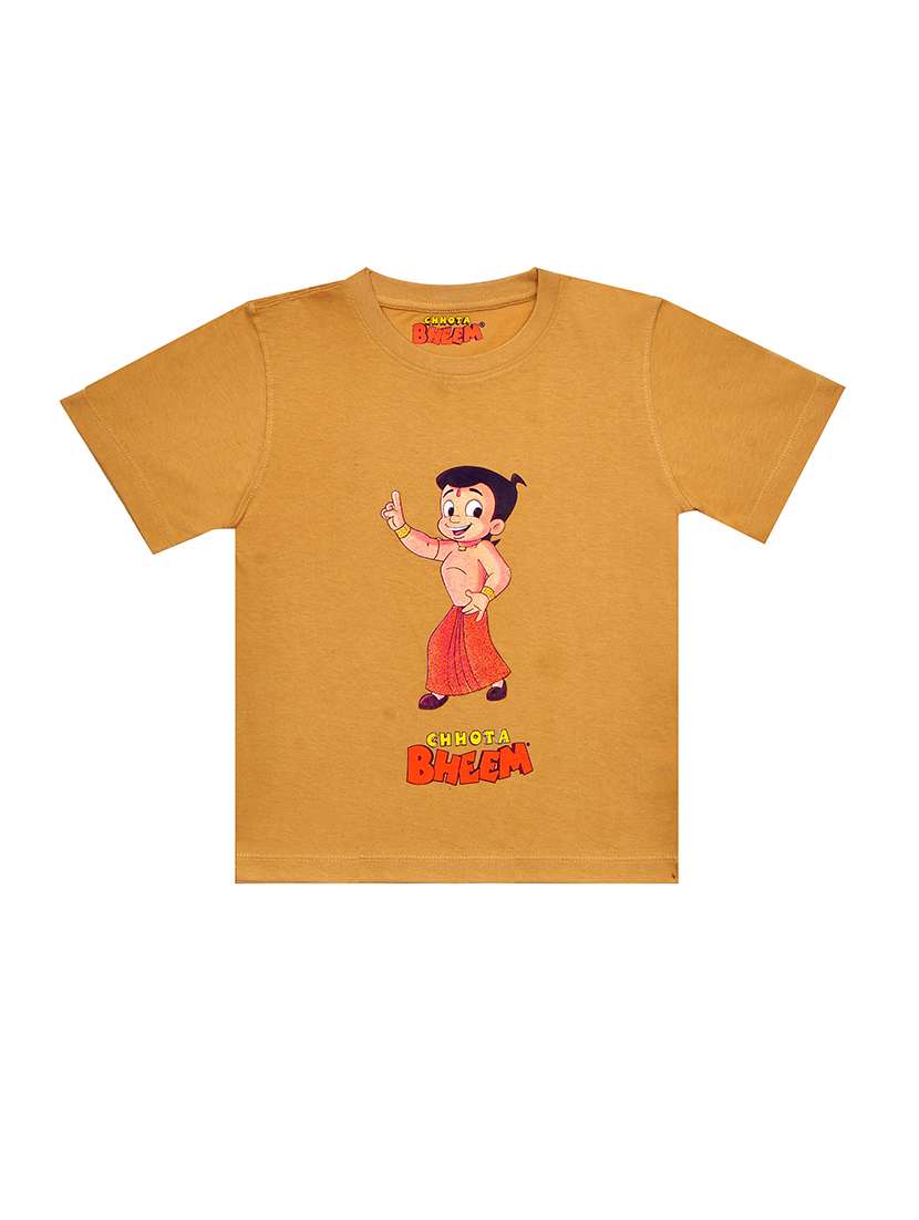 round neck printed t-shirt - 18930728 - Zoom Image - 0