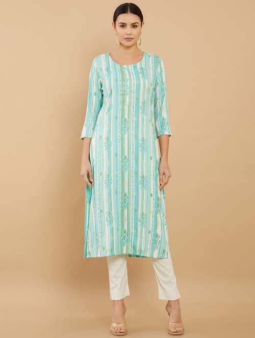 women's straight kurta - 18932615 -  Standard Image - 0
