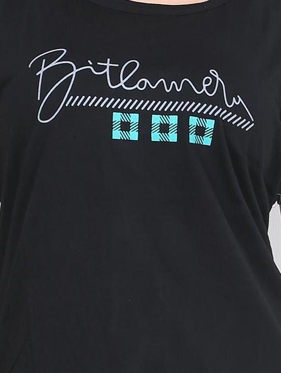 round neck printed regular tee - 18940352 - Standard Image - 3