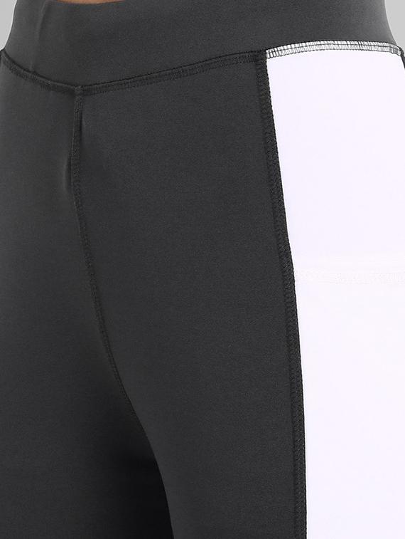 grey colorblocked track pant - 18940412 - Standard Image - 3