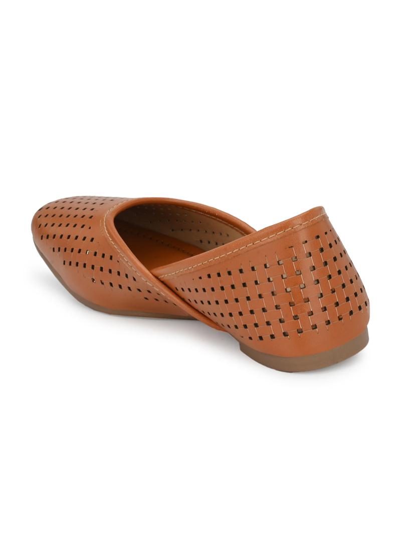 tan synthetic slip on ballerina - 18949224 - Standard Image - 3