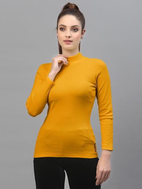 gold cotton regular top - 18949506 -  Standard Image - 0