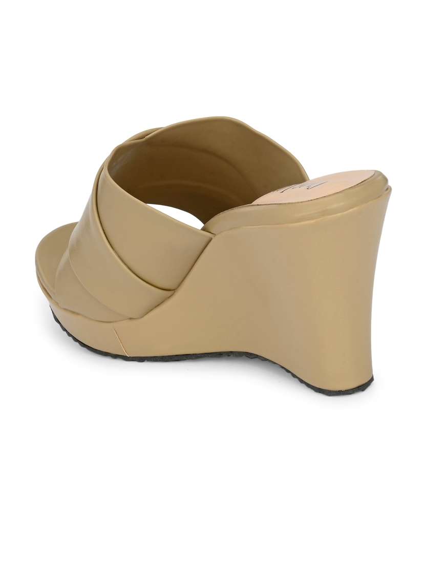 women solid platform wedges - 18950733 -  Standard Image - 3
