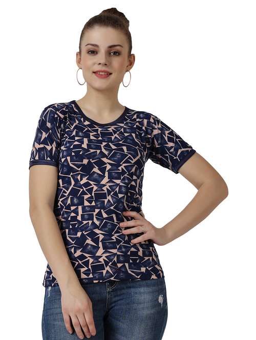 women's regular round neck top - 18951012 -  Standard Image - 0