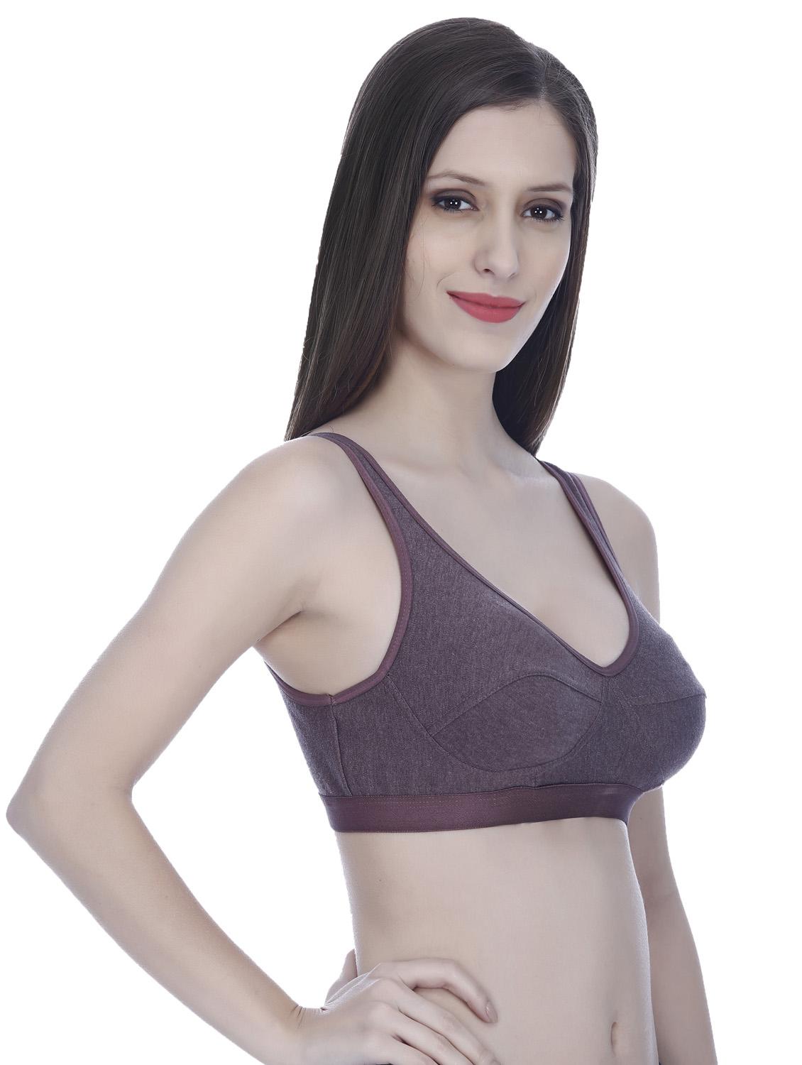 pack of 2 non padded sports bra - 18951063 - Standard Image - 5