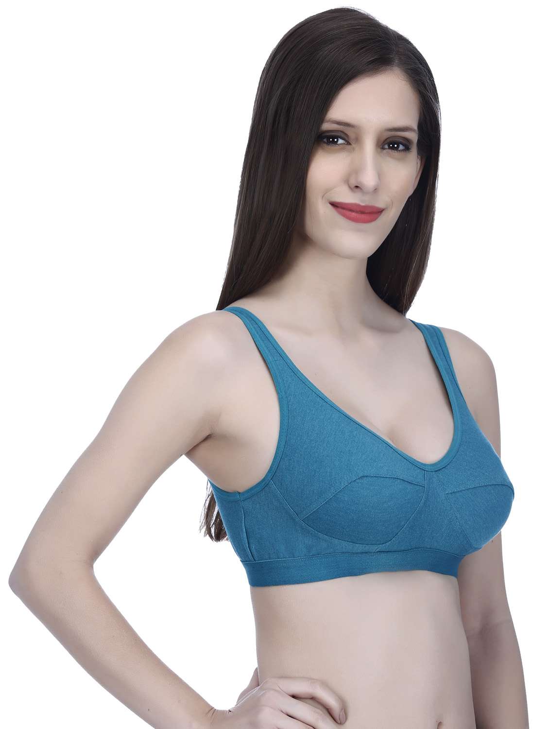 pack of 2 non padded sports bra - 18951074 - Standard Image - 5