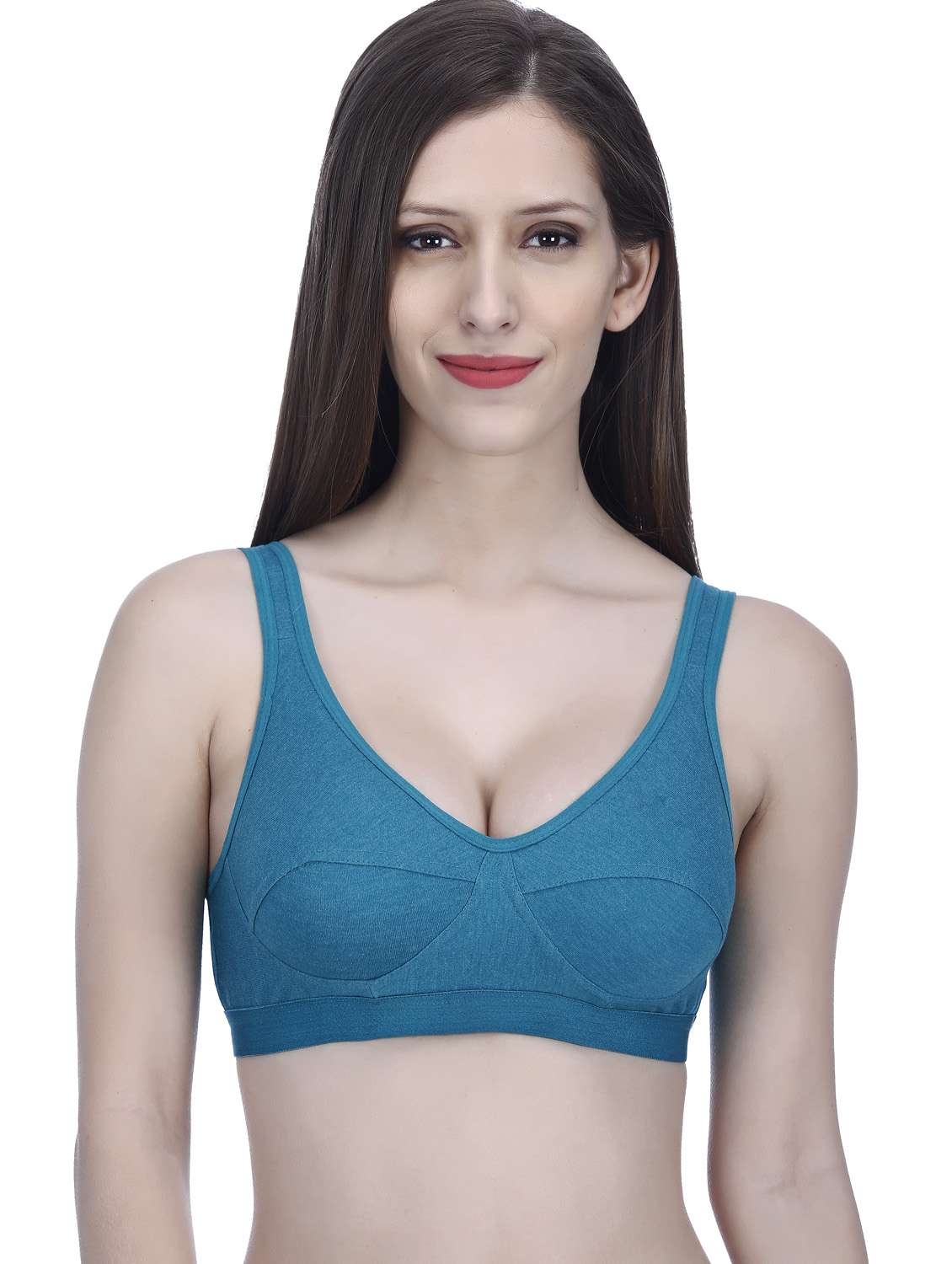 pack of 3 solid regular bra - 18951101 -  Standard Image - 3