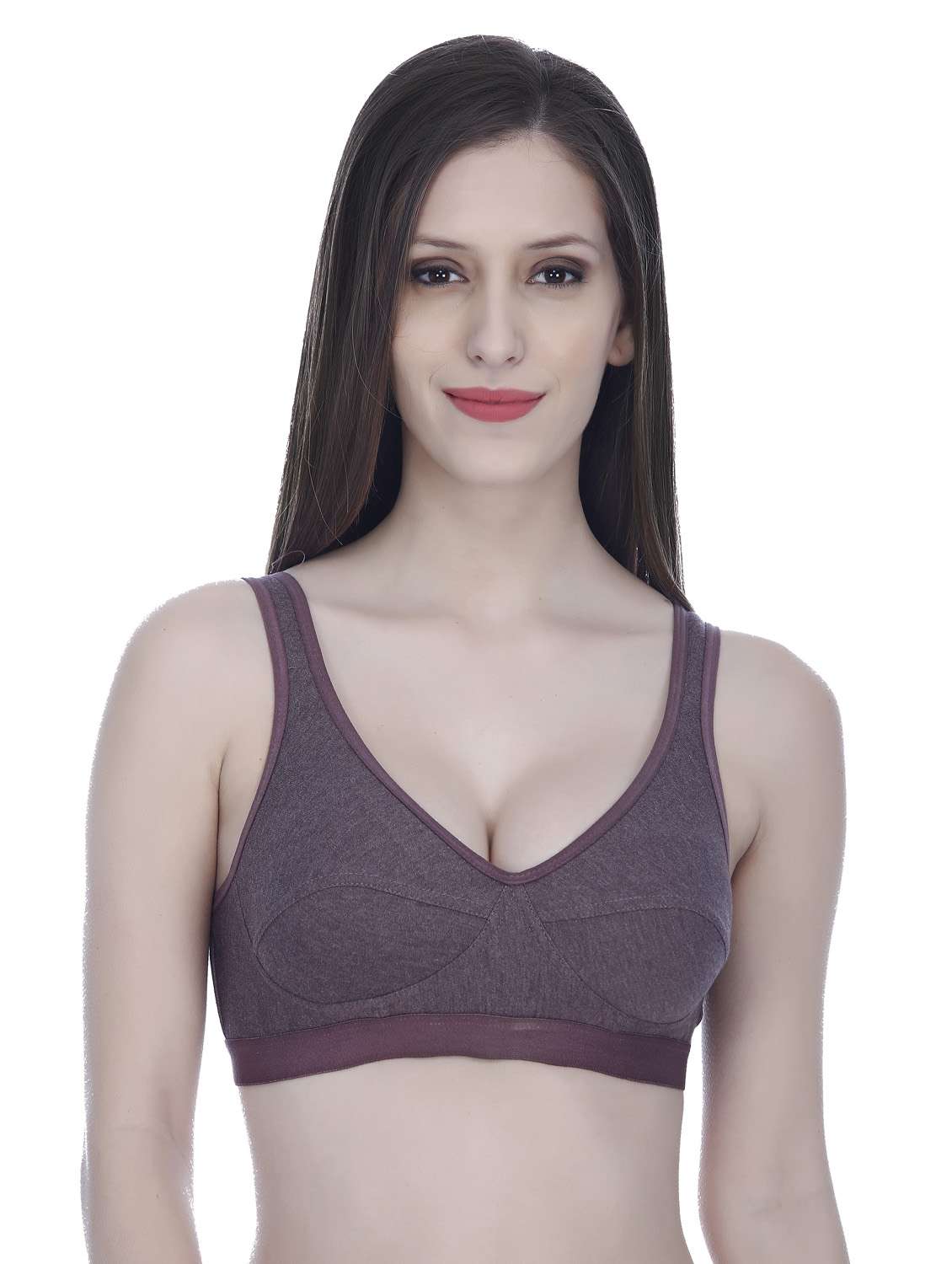 pack of 3 solid regular bra - 18951102 -  Standard Image - 3