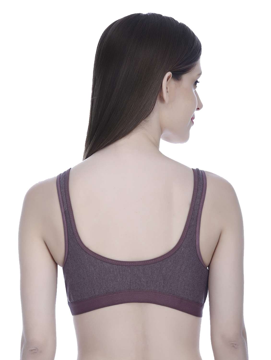 pack of 3 solid regular bra - 18951102 -  Standard Image - 5