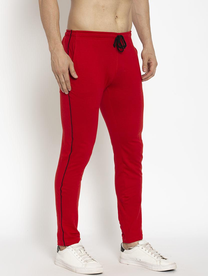 red full length track pant - 18952146 - Zoom Image - 0
