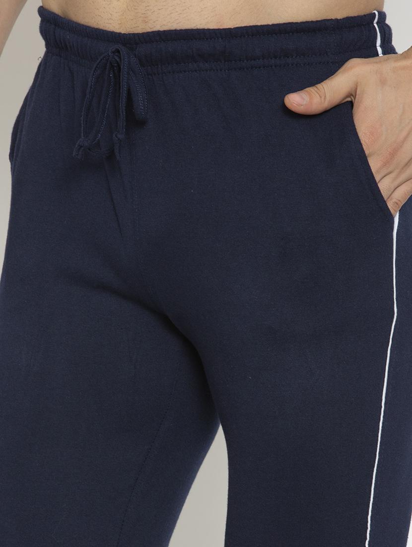 dark blue full length track pant - 18952148 - Standard Image - 3