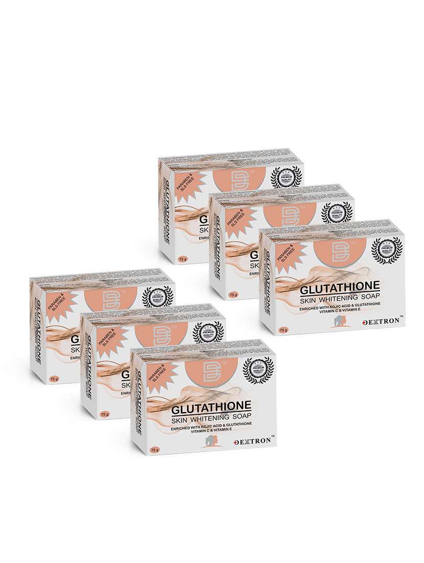  pack off 6 glutathione skin whitening soap