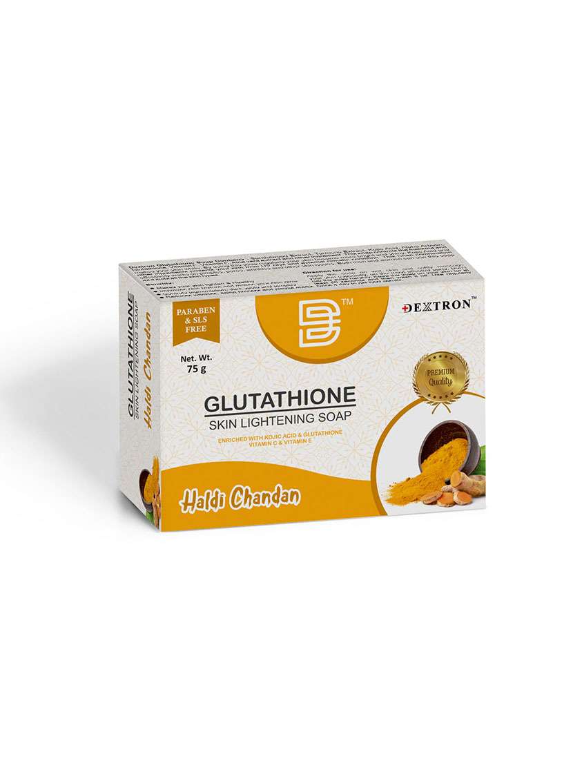 pack off 2 glutathione skin lightening soap - haldi chandan