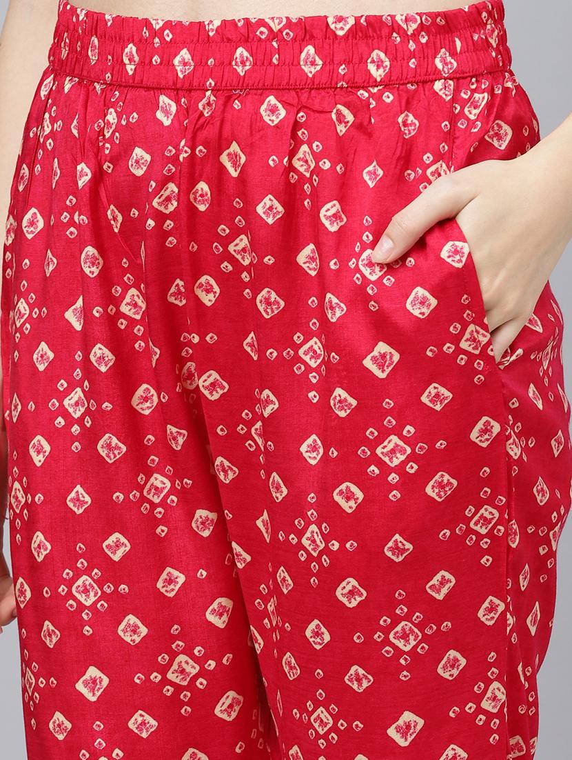 magenta modal kurta pant set - 18961543 - Standard Image - 5