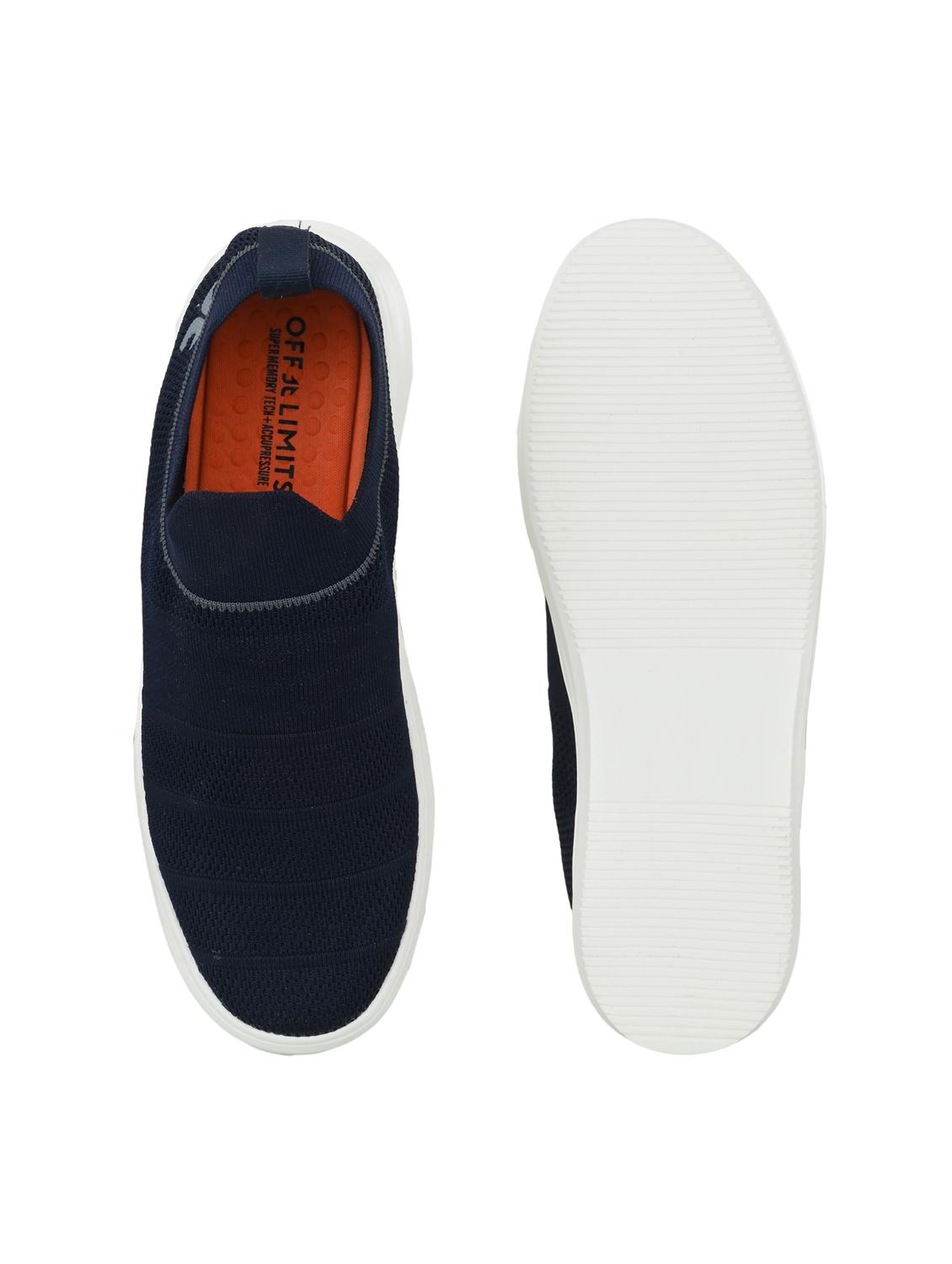 mens solid slip on sport shoes - 18961726 - Standard Image - 5