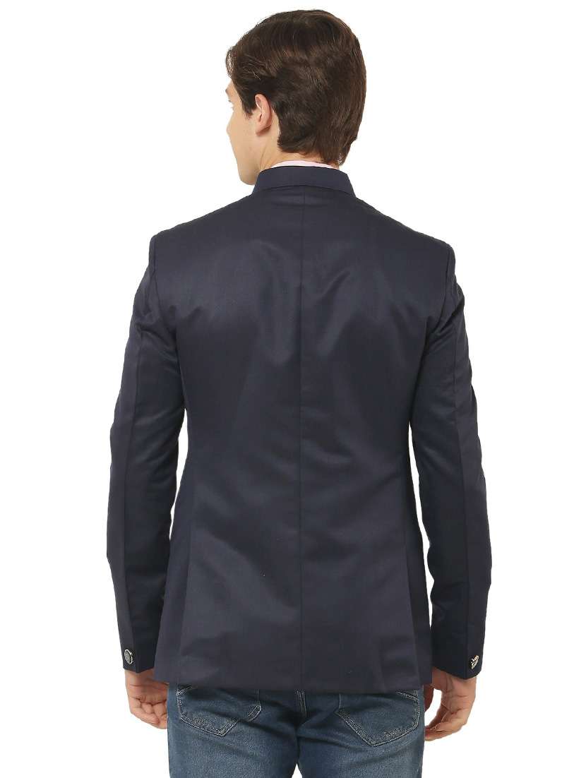 cotton blend casual blazer - 18961923 - Standard Image - 3