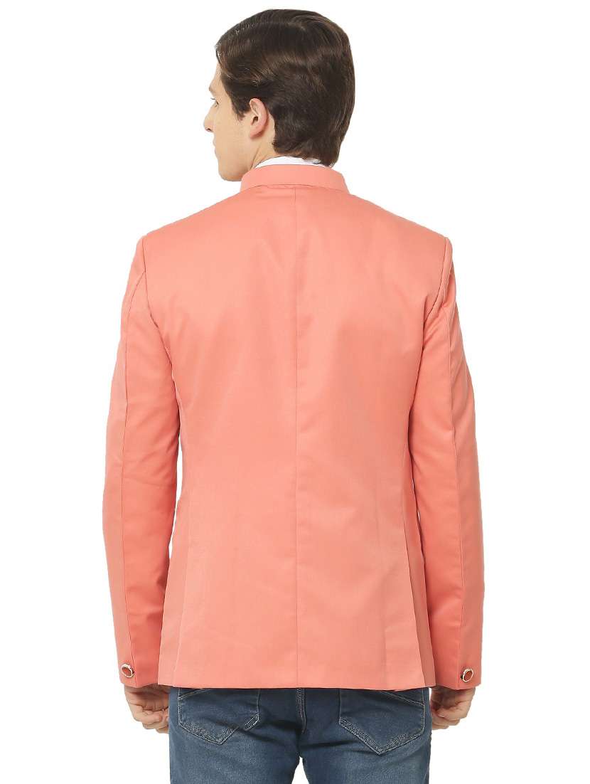 cotton blend casual blazer - 18961930 - Standard Image - 3