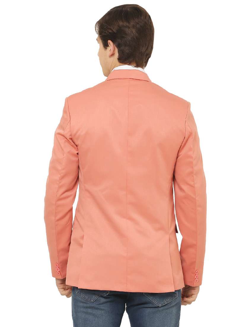 cotton blend casual blazer - 18961933 - Standard Image - 3