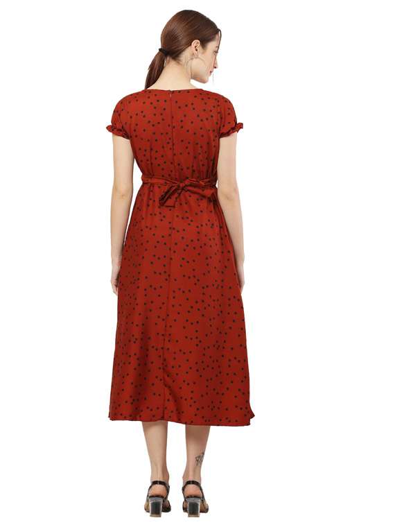 women's polka dots dress - 18961938 - Standard Image - 3
