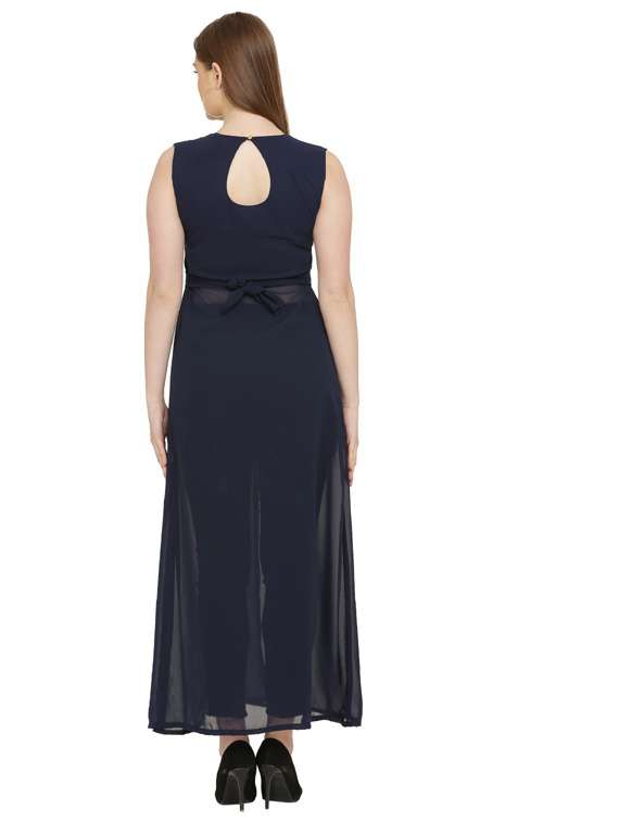 women's solid dress - 18961956 - Standard Image - 3