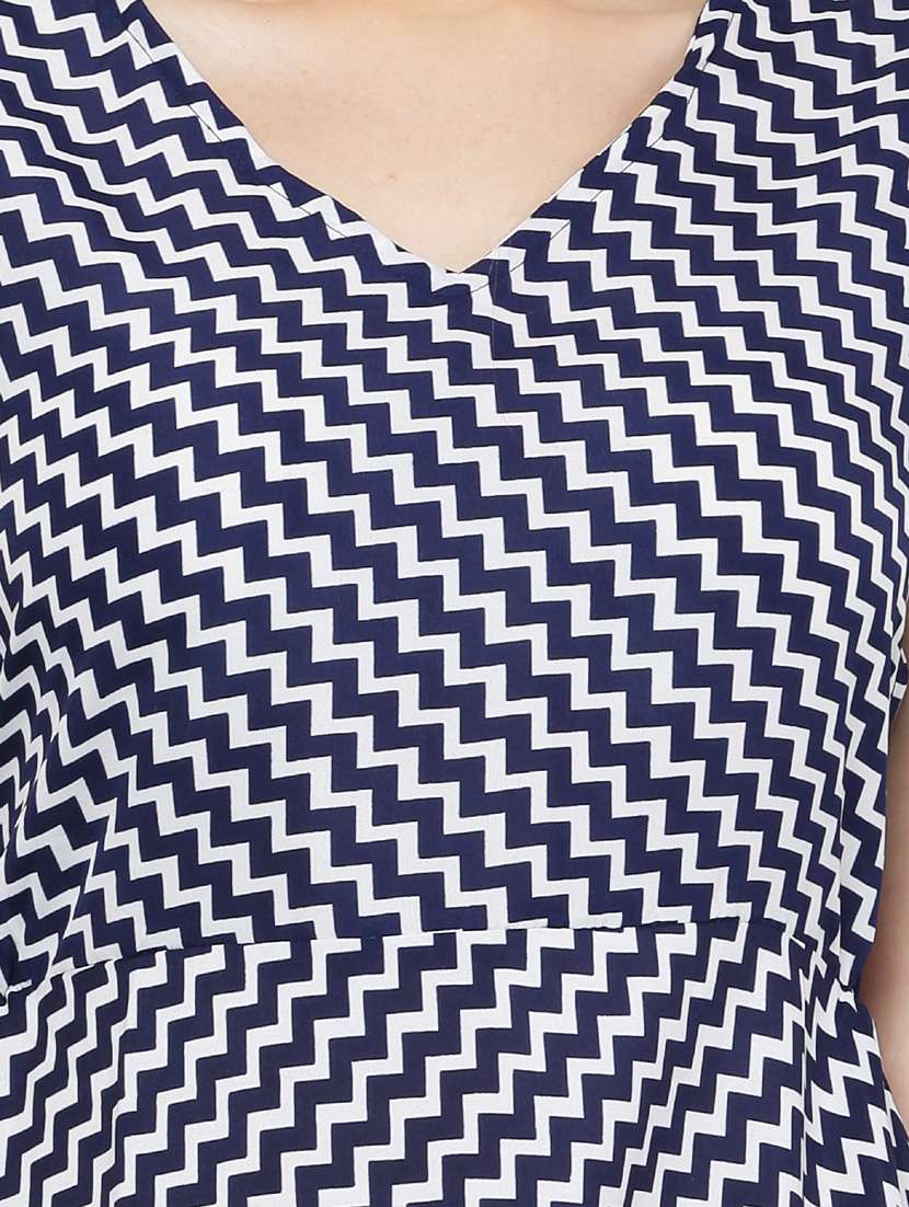 women's chevron dress - 18961982 - Standard Image - 5