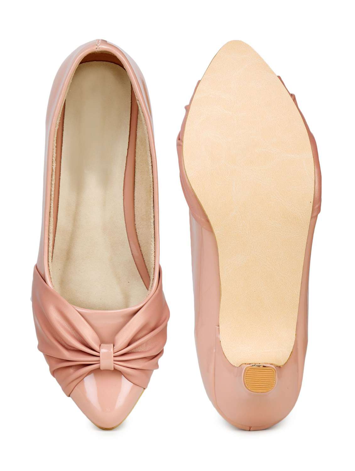 pink patent leather slip on pumps - 18962369 -  Standard Image - 3