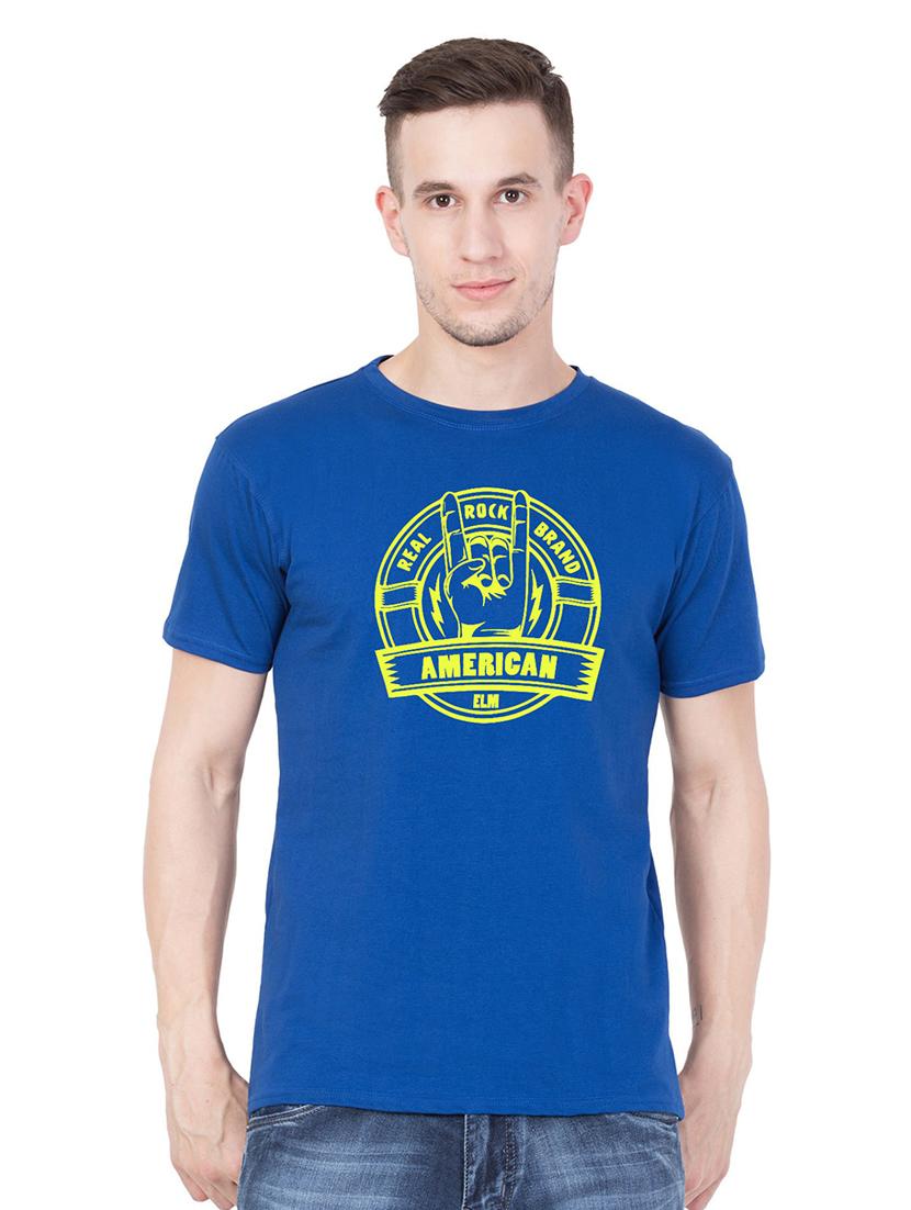 round neck printed regular t-shirt - 18962708 -  Zoom Image - 0