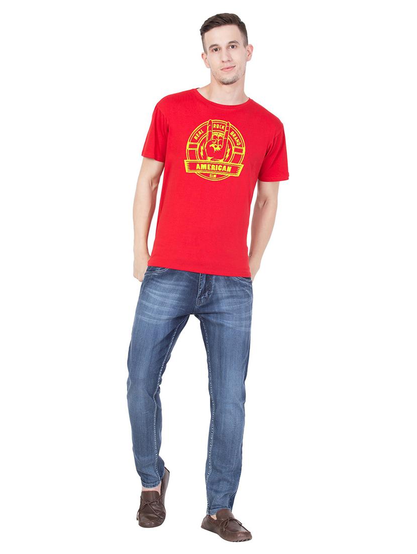 round neck printed regular t-shirt - 18962718 - Standard Image - 3