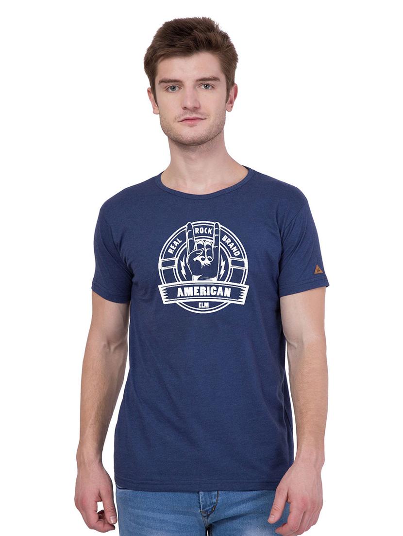 round neck printed regular t-shirt - 18962795 - Zoom Image - 0