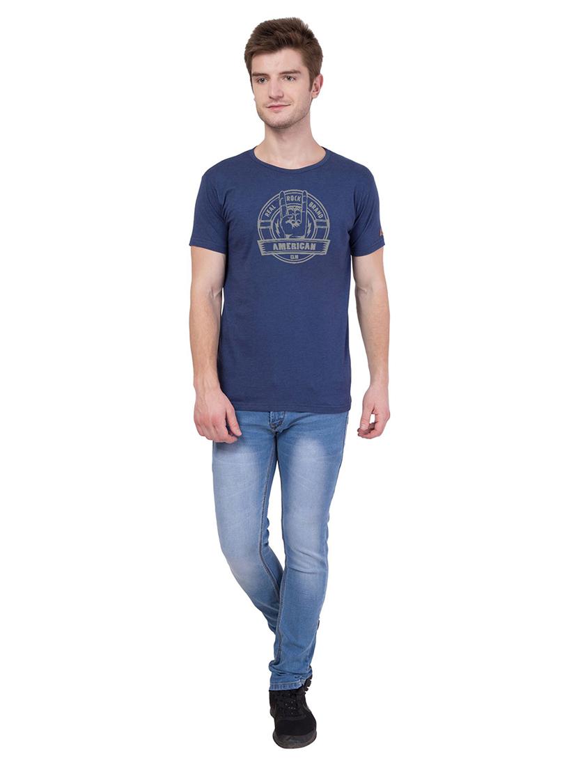 round neck printed regular t-shirt - 18962796 - Standard Image - 3