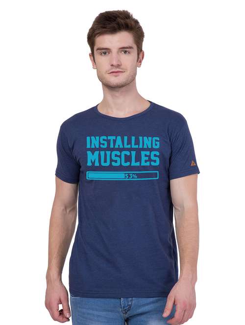 round neck printed regular t-shirt - 18962817 - Standard Image - 0