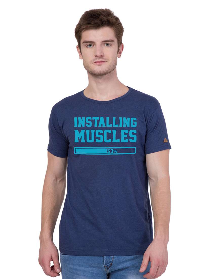 round neck printed regular t-shirt - 18962817 - Zoom Image - 0