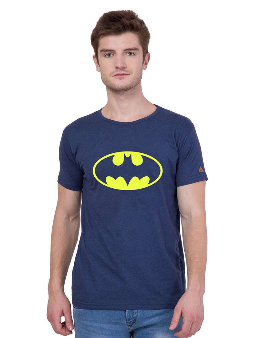 round neck printed regular t-shirt - 18962897 -  Zoom Image - 0