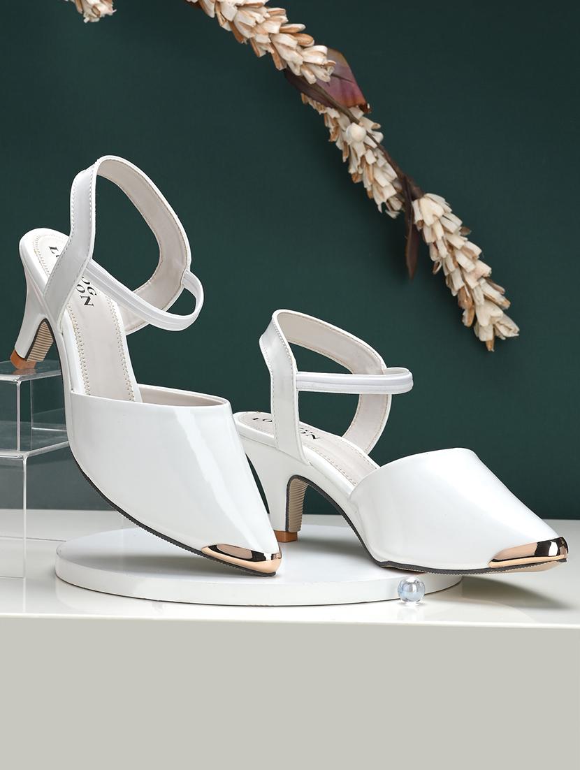 women solid ankle strap pump heels - 18963721 -  Zoom Image - 0