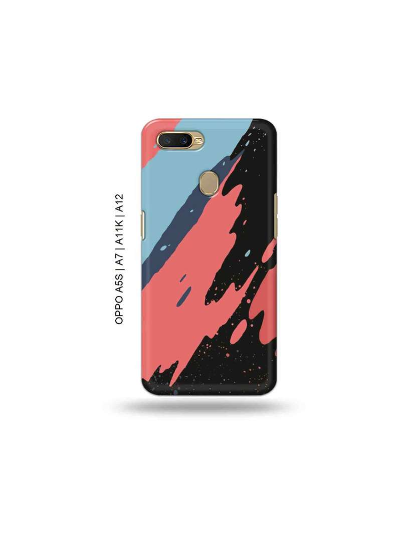 Buy online Abstract Colour Back Cover Compatible With Oppo A5s