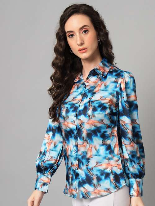 multi coloured printed regular shirt - 18968217 - Standard Image - 0